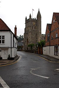 Lane leading to St Mary's
