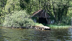 Boathouse on the lough