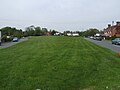 Looking north over the village green.