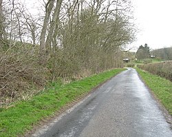 Country road heading for Old Belses in the Scottish Borders (geograph 1811923).jpg