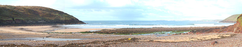 Manorbier beach