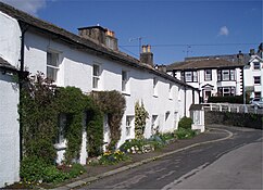 view of village street with old cottages
