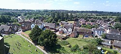 Gnosall Panorama from St Lawrence's tower - July 2013.jpg