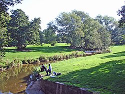 Wilmslow - River Bollin near the east end of The Carrs - geograph.org.uk - 256352.jpg