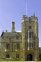 Gateway to St. Swithun's Quad (St. Swithun's Tower).