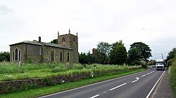 North Willingham Church and the A631 - geograph.org.uk - 305669.jpg