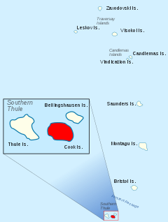 Cook Island in Southern Thule (South Sandwich Islands)