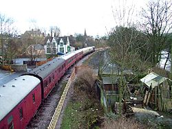 Frosterley Station and Xmas Special - geograph.org.uk - 75434.jpg