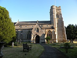 All Saints Church, Emberton, Bucks in the evening sunshine - geograph.org.uk - 1322225.jpg