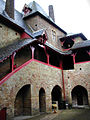 The courtyard of the castle