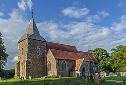 The Norman church of St Peter and St Paul, Peasmarsh.jpg