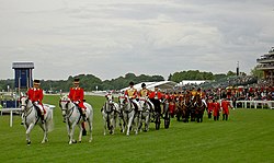 The Royal carriages leave after carrying The Queen to the races - geograph.org.uk - 852016.jpg