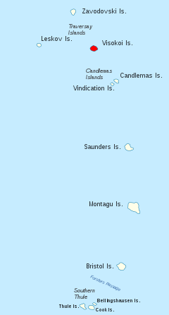 Location of Visokoi Island