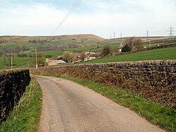 Country lane in Tintwistle, Derbyshire, England.jpg
