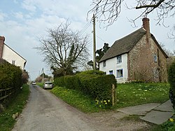 Thatched cottage in Belchalwell Street (geograph 2324411).jpg