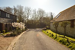 Housing in the village of Weston, Hampshire - geograph 6433356.jpg