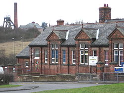 New Houghton - colliery and school.JPG