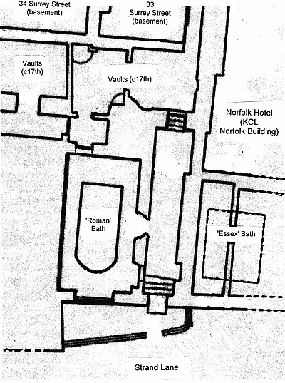 Strand Lane Roman Baths Wikishire