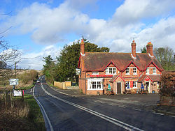 The Tally Ho and the A338, Hungerford Newtown - geograph.org.uk - 1231162.jpg