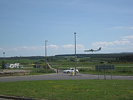 Landing at Inverness Airport