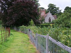 Path, The Church of St Peter and St Paul, Kimpton - geograph.org.uk - 919912.jpg