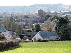 Halberton, viewed from the Grand Western canal - geograph.org.uk - 1177153.jpg