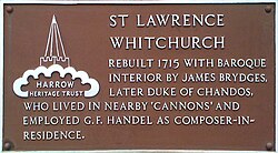 St Lawrence in Whitchurch plaque.jpg